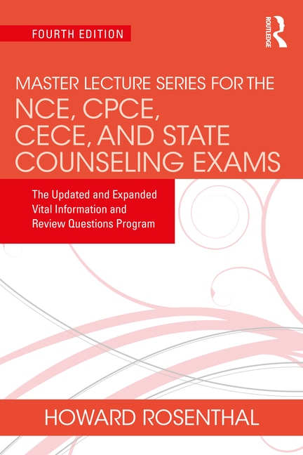 Front cover_Master Lecture Series for the NCE, CPCE, CECE, and State Counseling Exams