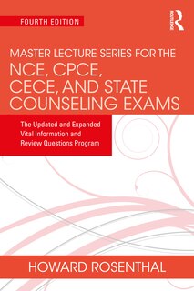 Couverture_Master Lecture Series for the NCE, CPCE, CECE, and State Counseling Exams