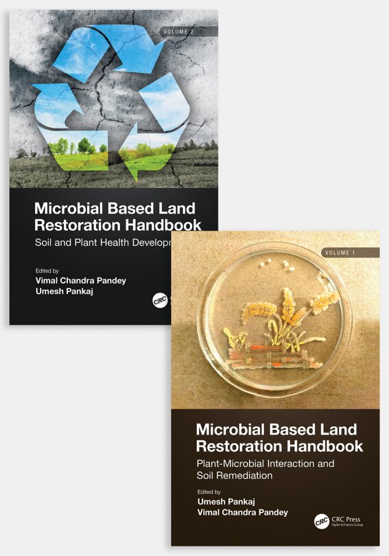 Front cover_Microbial Based Land Restoration Handbook, Two Volume Set