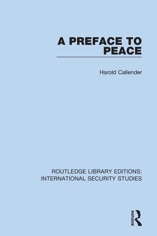 Front cover_A Preface To Peace