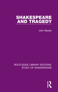 Front cover_Shakespeare and Tragedy