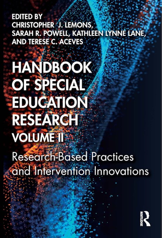Couverture_Handbook Of Special Education Research, Volume Ii