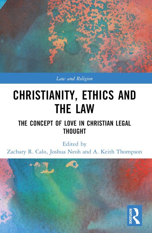 Couverture_Christianity, Ethics and the Law