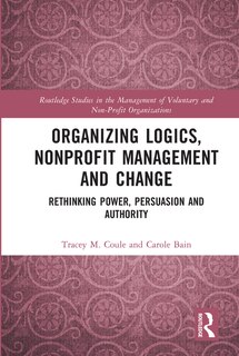Front cover_Organizing Logics, Nonprofit Management and Change