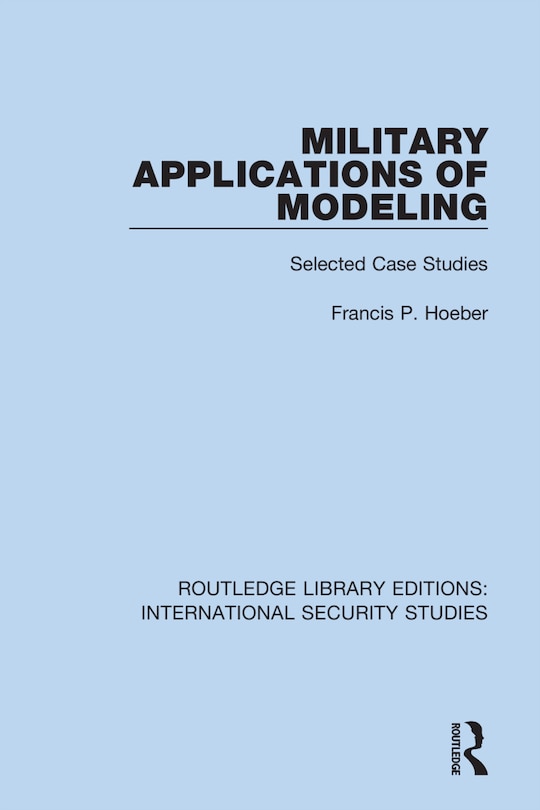 Couverture_Military Applications of Modeling