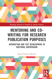 Front cover_Mentoring And Co-writing For Research Publication Purposes