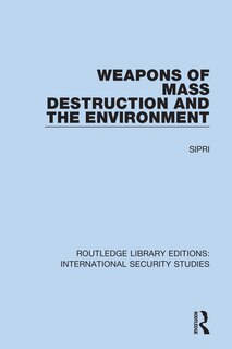 Front cover_Weapons of Mass Destruction and the Environment