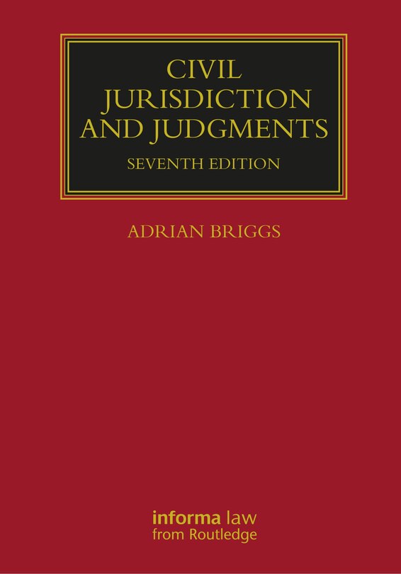 Couverture_Civil Jurisdiction and Judgments