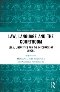 Front cover_Law, Language And The Courtroom