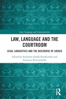 Couverture_Law, Language and the Courtroom