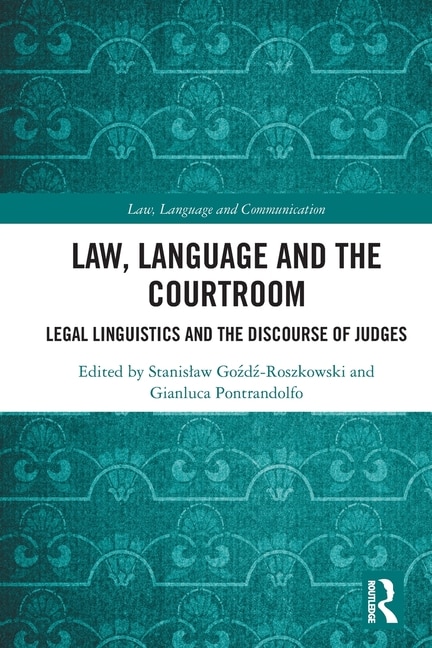 Couverture_Law, Language and the Courtroom