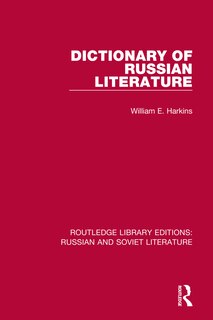 Couverture_Dictionary Of Russian Literature