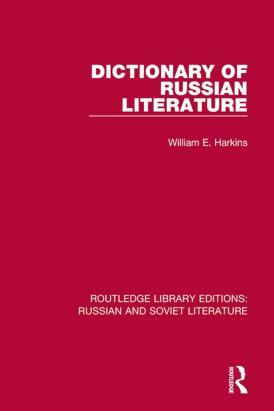 Couverture_Dictionary Of Russian Literature