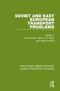 Couverture_Soviet and East European Transport Problems