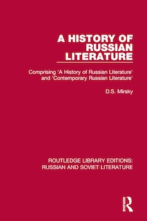 Front cover_A History of Russian Literature