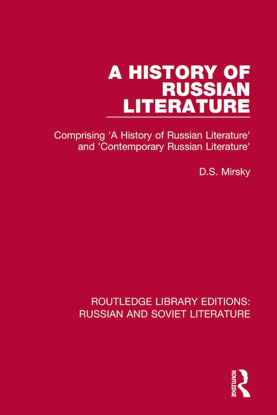 Front cover_A History of Russian Literature