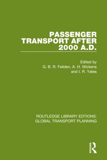 Front cover_Passenger Transport After 2000 A.d.