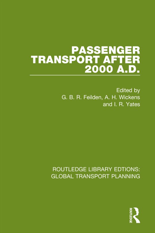 Front cover_Passenger Transport After 2000 A.d.