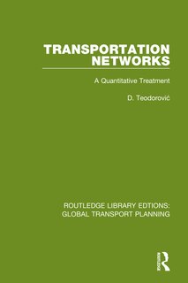 Front cover_Transportation Networks