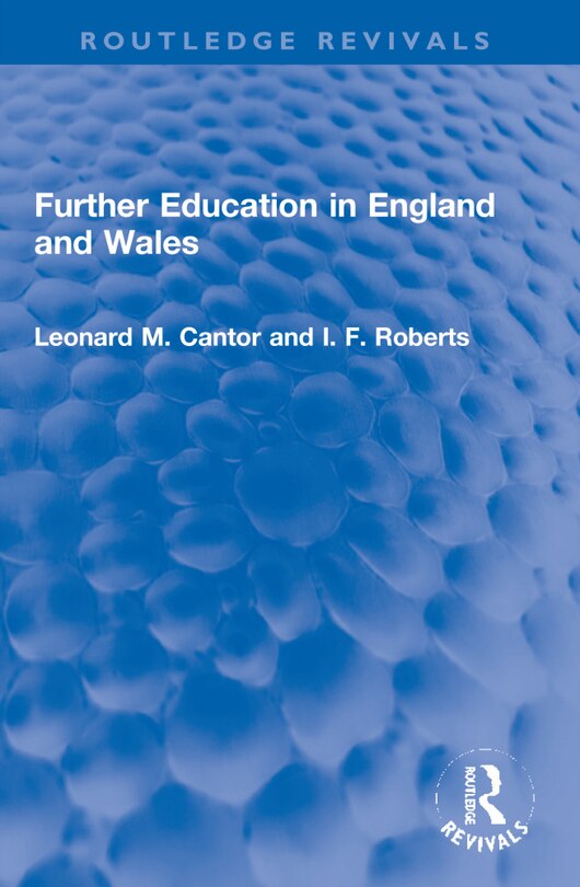 Couverture_Further Education in England and Wales