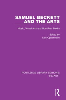 Front cover_Samuel Beckett And The Arts