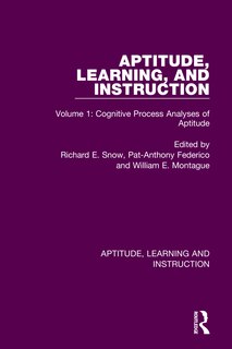 Front cover_Aptitude, Learning, and Instruction