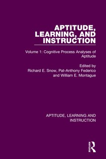 Front cover_Aptitude, Learning, and Instruction