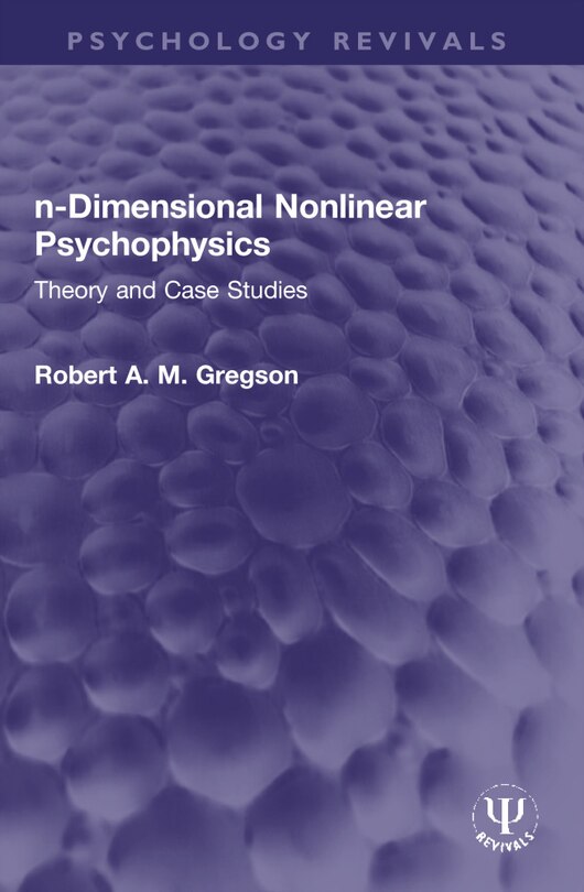 Front cover_n-Dimensional Nonlinear Psychophysics