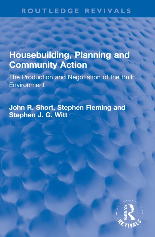 Front cover_Housebuilding, Planning and Community Action