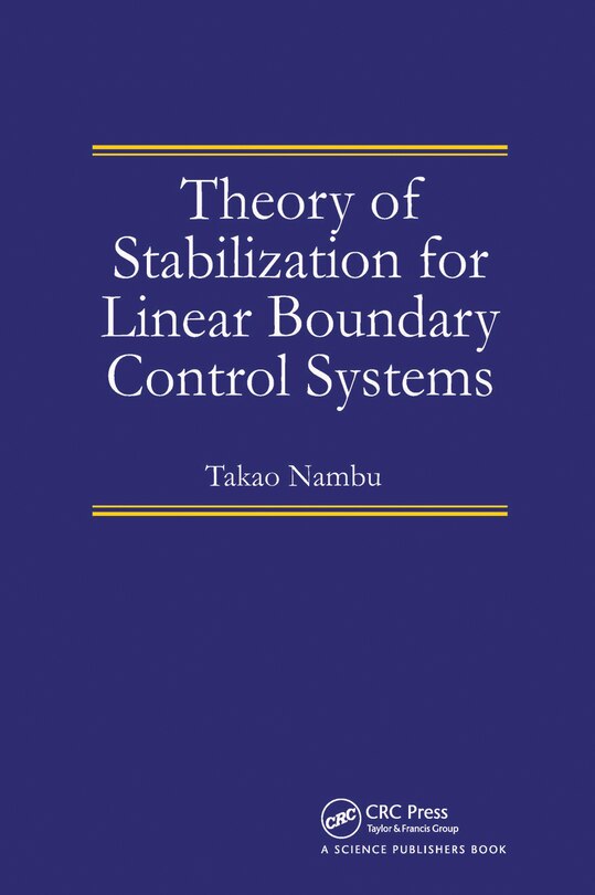 Couverture_Theory Of Stabilization For Linear Boundary Control Systems