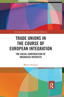 Front cover_Trade Unions in the Course of European Integration