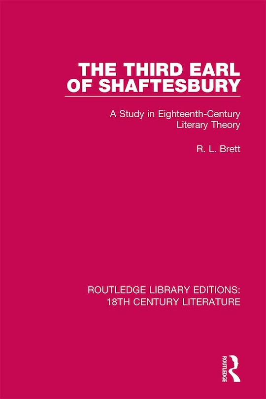 Front cover_The Third Earl Of Shaftesbury