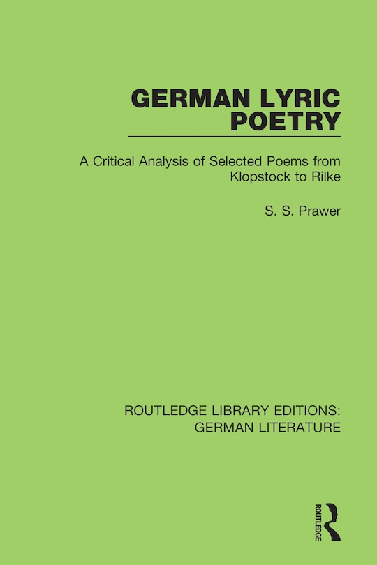 Front cover_German Lyric Poetry
