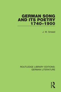 Front cover_German And Song 1740 - 1900