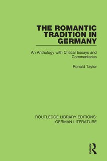 Front cover_Romantic Tradition in Germany