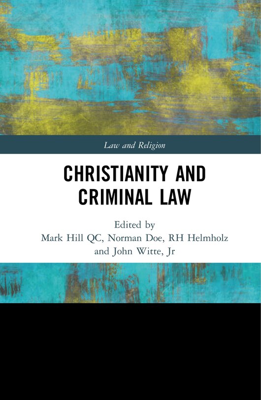 Front cover_Christianity And Criminal Law