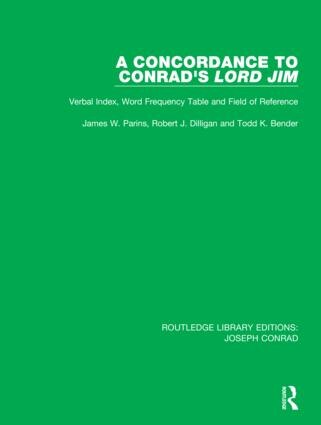 Front cover_A Concordance To Conrad's Lord Jim