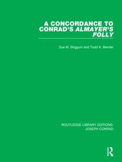 Couverture_A Concordance To Conrad's Almayer's Folly