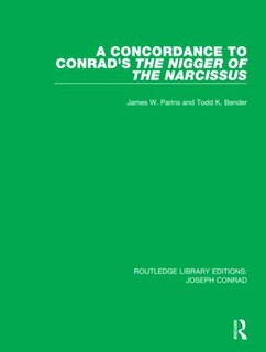 Couverture_A Concordance To Conrad's The Nigger Of The Narcissus