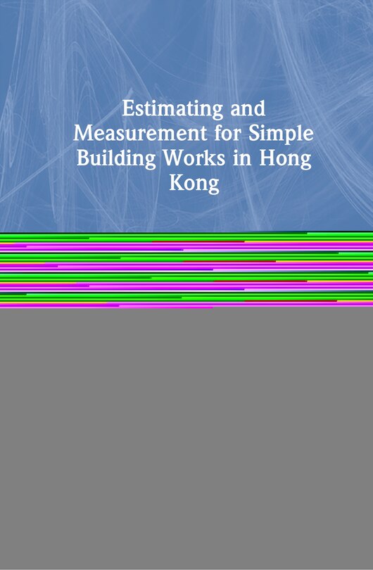 Couverture_Estimating And Measurement For Simple Building Works In Hong Kong