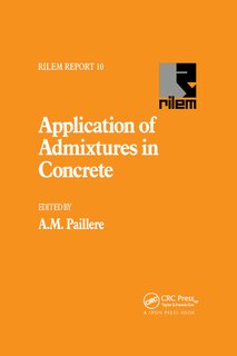 Couverture_Application Of Admixtures In Concrete