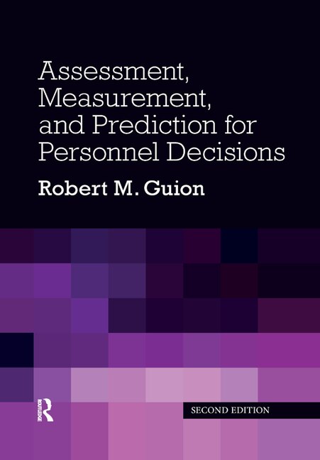 Couverture_Assessment, Measurement, And Prediction For Personnel Decisions