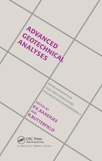 Front cover_Advanced Geotechnical Analyses