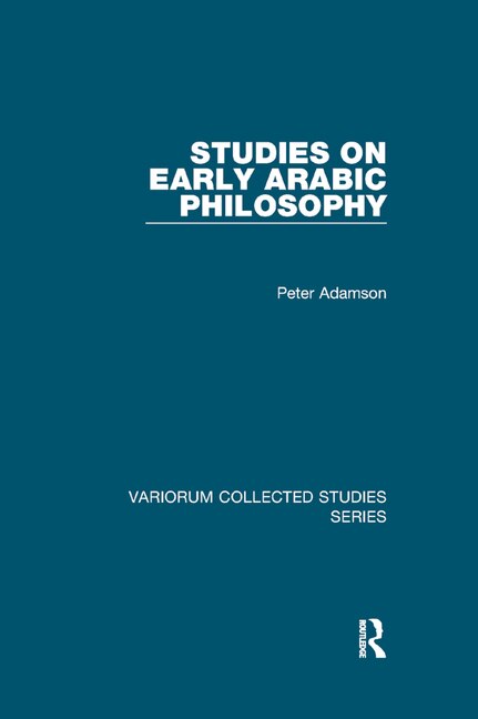 Couverture_Studies On Early Arabic Philosophy