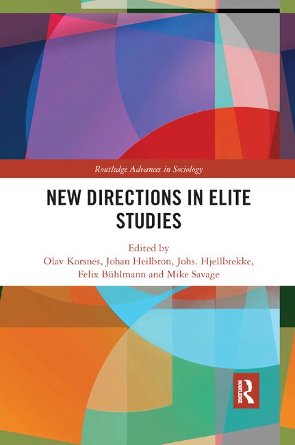 Front cover_New Directions In Elite Studies