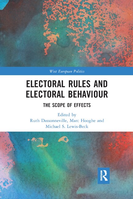 Couverture_Electoral Rules And Electoral Behaviour