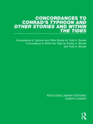 Front cover_Concordances To Conrad's Typhoon And Other Stories And Within The Tides