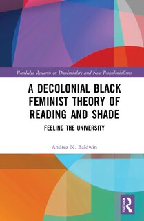Front cover_A Decolonial Black Feminist Theory Of Reading And Shade