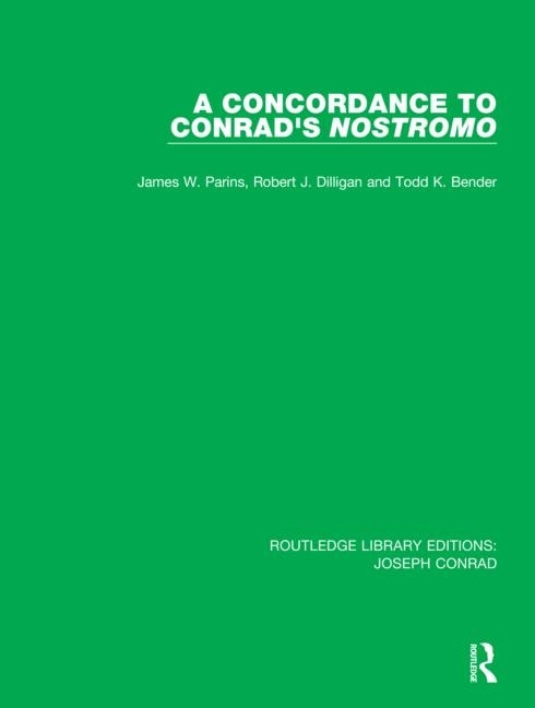 Couverture_A Concordance To Conrad's Nostromo