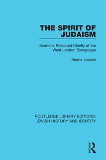 Front cover_The Spirit of Judaism